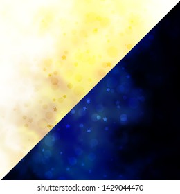 Vector pattern with circles, stars. Abstract illustration with colorful shapes of circles, stars. Design for wallpaper, fabric makers.