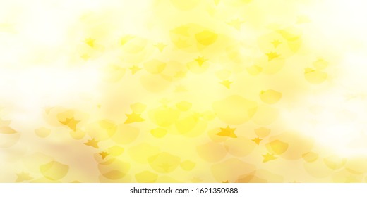 Vector pattern with circles, stars. Abstract illustration with colorful shapes of circles, stars. Design for wallpaper, fabric makers.