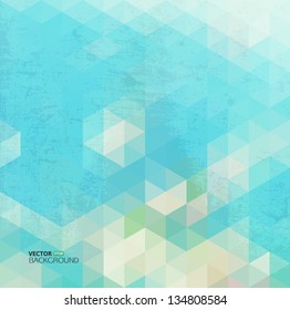 Vector pattern of colorful geometric shapes. Mosaic background with triangles.