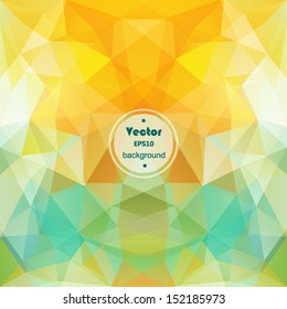 Vector pattern of colorful geometric shapes. Mosaic background with triangles.