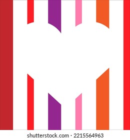 Vector pattern colorful hearts on white background. Color pattern with hearts. Space pattern hearts. Backdrop for valentines day or card love.