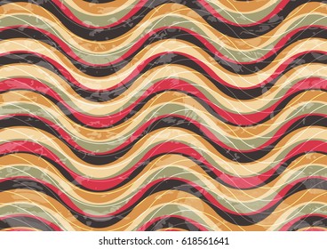 Vector pattern colorful retro background.