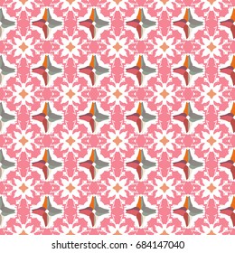 Vector pattern - colorful seamless geometrical background. There is an opportunity to easily change color. You can apply it in the wide range of use.Vector illustration.