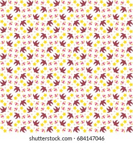 Vector pattern - colorful seamless geometrical background. Possibility of change of your color. You can apply it in the wide range of use.Vector illustration.