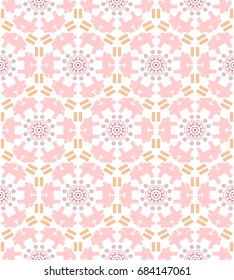 Vector pattern - colorful seamless geometrical background. There is an opportunity to easily change color. You can apply it in the wide range of use.Vector illustration.