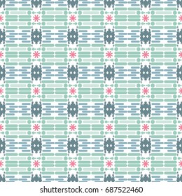 Vector pattern - colorful seamless geometrical background. Possibility of change of your color. You can apply it in the wide range of use.Vector illustration.