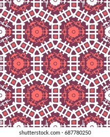 Vector pattern - colorful seamless geometrical background. Possibility of change of your color. You can apply it in the wide range of use.Vector illustration.