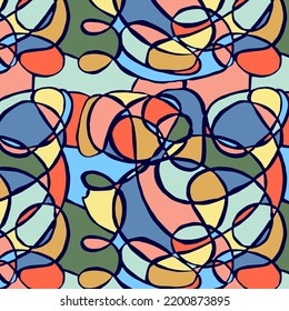 Vector, pattern of colorful spots. Colored abstract pattern. For print and web.