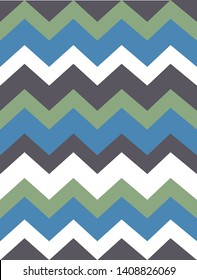 Vector pattern with colorful stripes, zig zag. Paper, texture, background.
