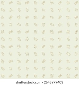 Vector pattern of concert tickets and audience hands. for festival theme background design