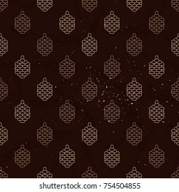vector pattern of cones. theme for the new year. Brush stroke. It can be used for backgrounds, websites, brochures, postcards, etc.