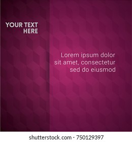 Vector pattern with crossing thin poly lines, polygons. Abstract geometric texture. Stylish background in purple color. for Brochure.