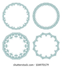Vector pattern for currency, certificate or diplomas, decorative frames