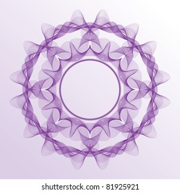 Vector pattern for currency, certificate or diplomas
