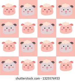 Vector pattern with cute animals