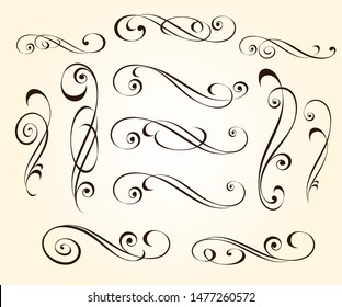 Vector pattern with decorative design elements.