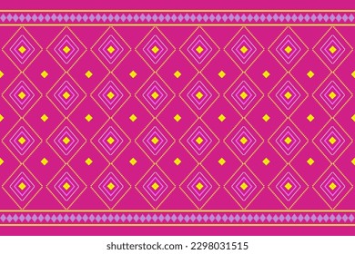Vector pattern design for carpet, table runner, tile and mat.use to fabric batik,pillow ,scarf.beautiful art in wallpaper.geometric style vintage