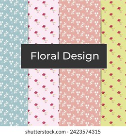 Vector Pattern Design with colorful shapes