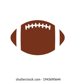 Vector pattern design oval ball in sports american football popular sport competition to find winner