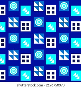 Vector pattern for design and print. Bright abstract style texture with elements of geometric shapes for use in business, marketing, fashion, etc.