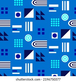 Vector pattern for design and print. Bright abstract style texture with elements of geometric shapes for use in business, marketing, fashion, etc.