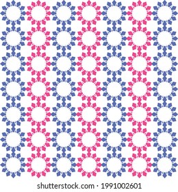 vector of pattern design with round shape in nature concept. flat style