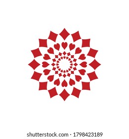 Patrón vectorial de diamante y tarjeta de juego de póquer de corazón. Ornamentos abstractos de póquer de casino para impresiones de juegos y banners de apuestas.