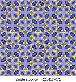 Vector pattern from digital drawing, tracing. Seamless abstract background.