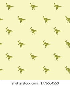 Vector pattern with dinosaurs. seamless background for kids. Jurassic Park. Paleontology. Baby cloth. Cartoon dinosaur. Vector background with dinosaurs.
