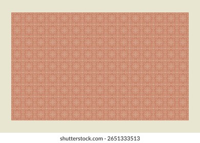 The vector pattern displays gradient brown tiles in a harmonious arrangement, perfect for wallpaper, floor tiling, or warm architectural background visuals.

