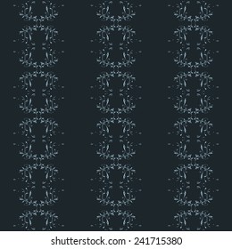 Vector pattern element. Elegant luxury texture for wallpapers, backgrounds and page fill.Vintage Style . Dark pattern