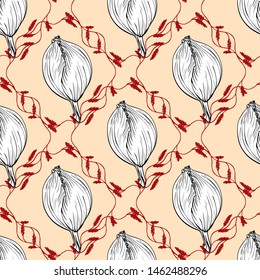 Vector pattern elementary usual fantasy flowers Colorful paisley wallpaper. Print design vector illustration. Scarf design