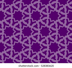 vector pattern. Endless texture can be used for wallpaper, pattern fills, web page background,surface textures. Set of purple geometric ornaments.