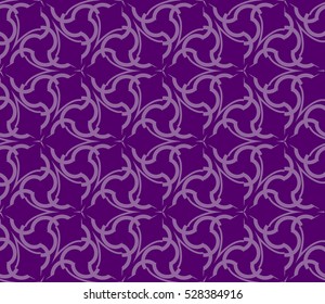 vector pattern. Endless texture can be used for wallpaper, pattern fills, web page background,surface textures. Set of purple geometric ornaments.