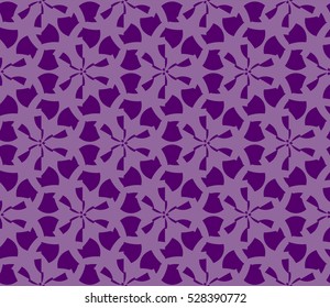 vector pattern. Endless texture can be used for wallpaper, pattern fills, web page background,surface textures. Set of purple geometric ornaments.