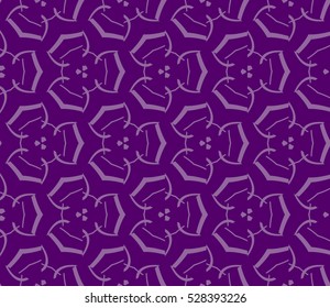 vector pattern. Endless texture can be used for wallpaper, pattern fills, web page background,surface textures. Set of purple geometric ornaments.