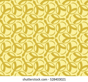 vector pattern. Endless texture can be used for wallpaper, pattern fills, web page background,surface textures. Set of yellow geometric ornaments.