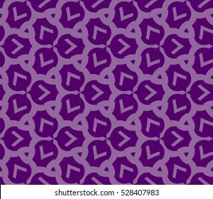 vector pattern. Endless texture can be used for wallpaper, pattern fills, web page background,surface textures. Set of purple geometric ornaments.