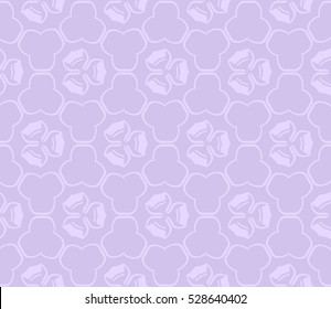 vector pattern. Endless texture can be used for wallpaper, pattern fills, web page background,surface textures. Set of purple geometric ornaments.