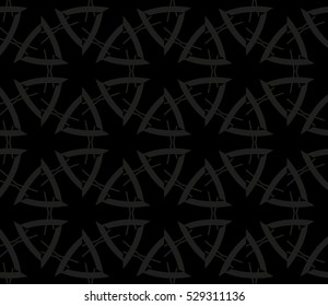vector pattern. Endless texture can be used for wallpaper, pattern fills, web page background,surface textures. Set of monochrome geometric ornaments.