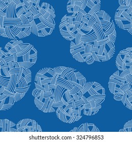 vector pattern. engraving clouds.