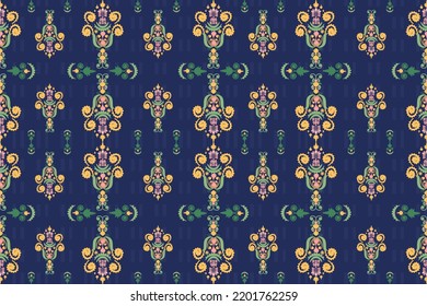 Vector pattern, ethnic background fabric, African tribe, Mexican folk fabric, seamless pattern, suitable for textile accessories, wrapping paper, packaging, etc.