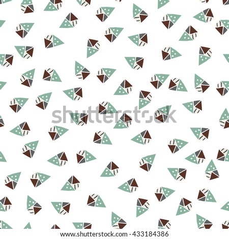 Vector Pattern With Extraordinary Triangle Shapes