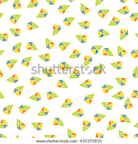 Vector Pattern With Extraordinary Triangle Shapes