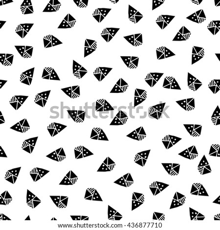 Vector Pattern With Extraordinary Triangle Shapes