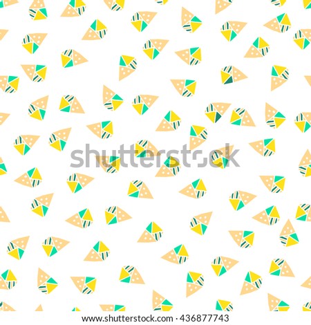 Vector Pattern With Extraordinary Triangle Shapes
