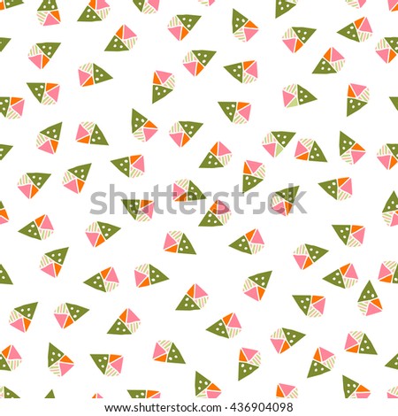 Vector Pattern With Extraordinary Triangle Shapes