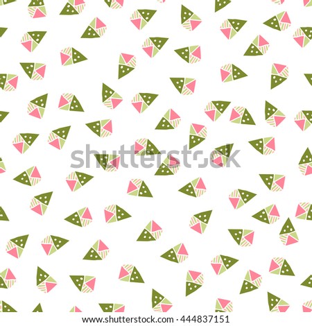 Vector Pattern With Extraordinary Triangle Shapes