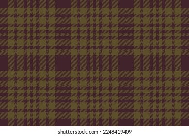 Vector pattern fabric. Plaid seamless check. Background tartan textile texture in yellow and dark colors.