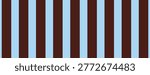 Vector pattern featuring alternating vertical stripes in brown and light blue. The design is simple and symmetrical, ideal for backgrounds or textiles.
